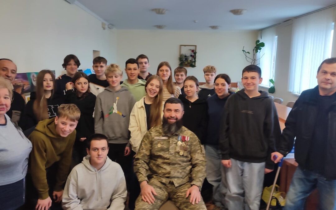 Учні 9Г класу відвідали військових у “Центрі комплексної реабілітації”Галичина”