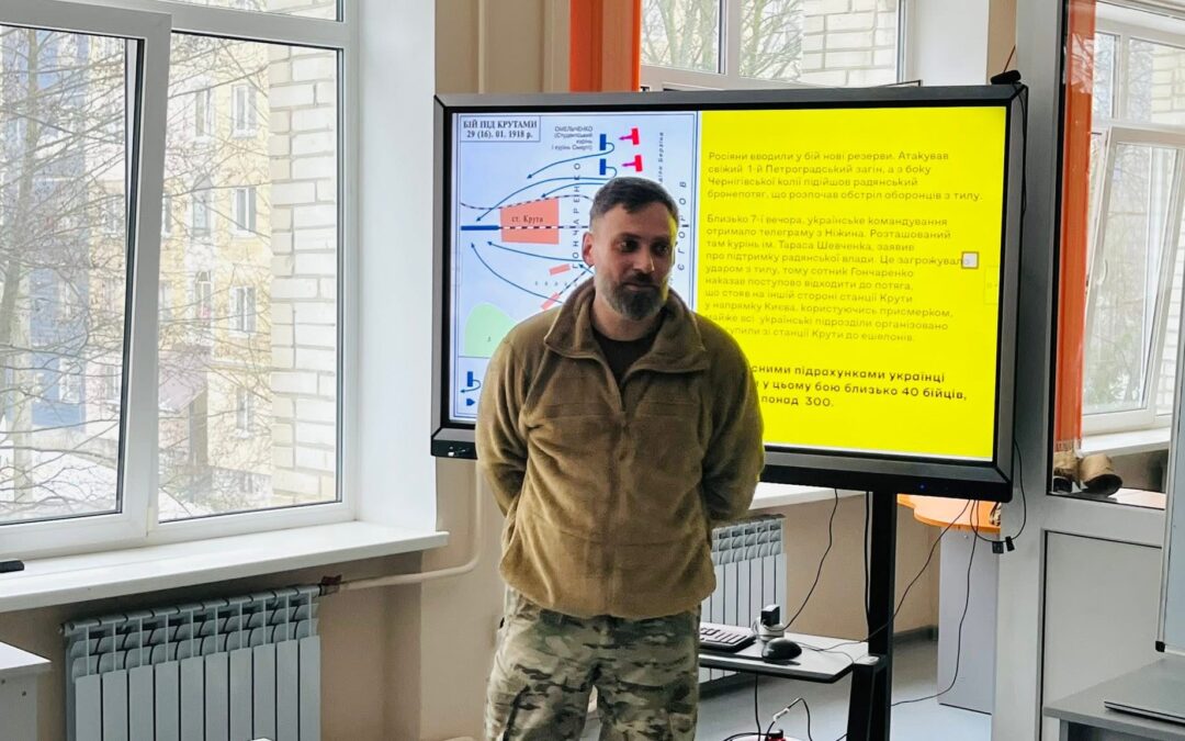 Завітав гість- військовослужбовець