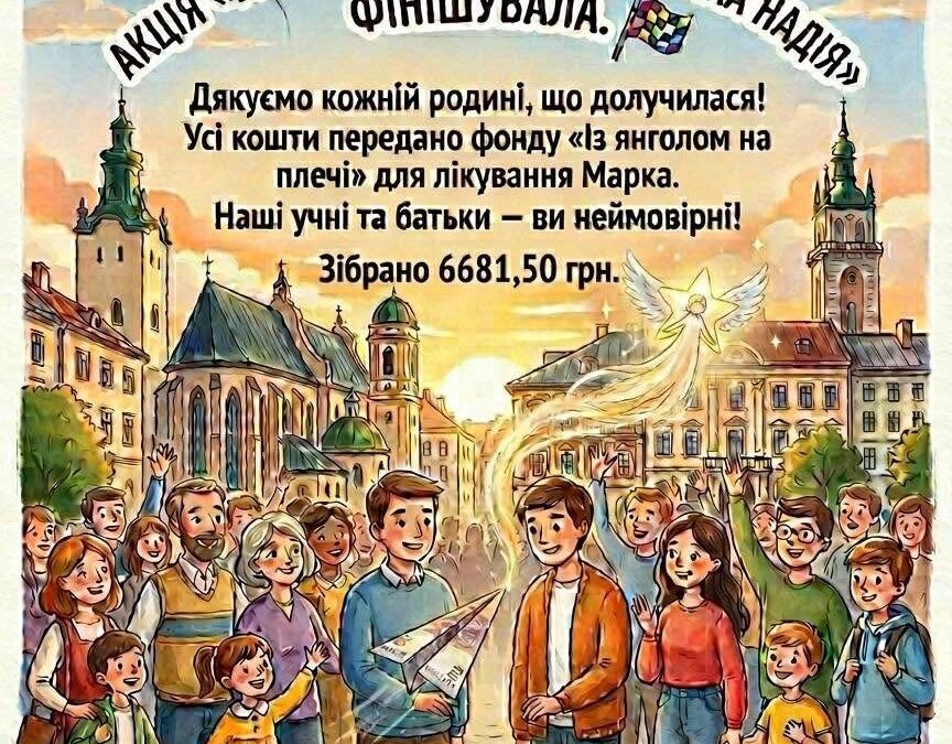 Маленька гривня – великі справи!